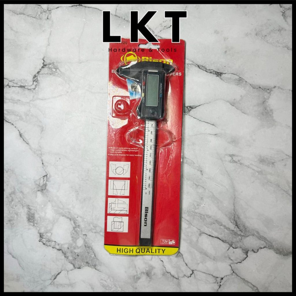 

BISON Sketmat Sigmat Jangka Sorong Digital 6 Inch Tipe K21520 - Vernier Caliper
