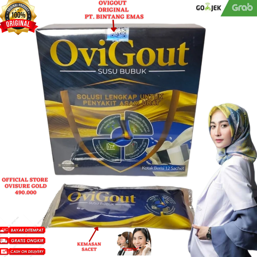 

OVIGOUT MILK SUSU ASLI ORIGINAL OBAT ASAM URAT STRUK KOLESTEROL ASAM URAT DARAH TINGGI