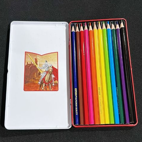 

Pensil Warna Panjang dengan Kaleng / Color Pencils Kenko Classic CP-12TC & CP 24TC
