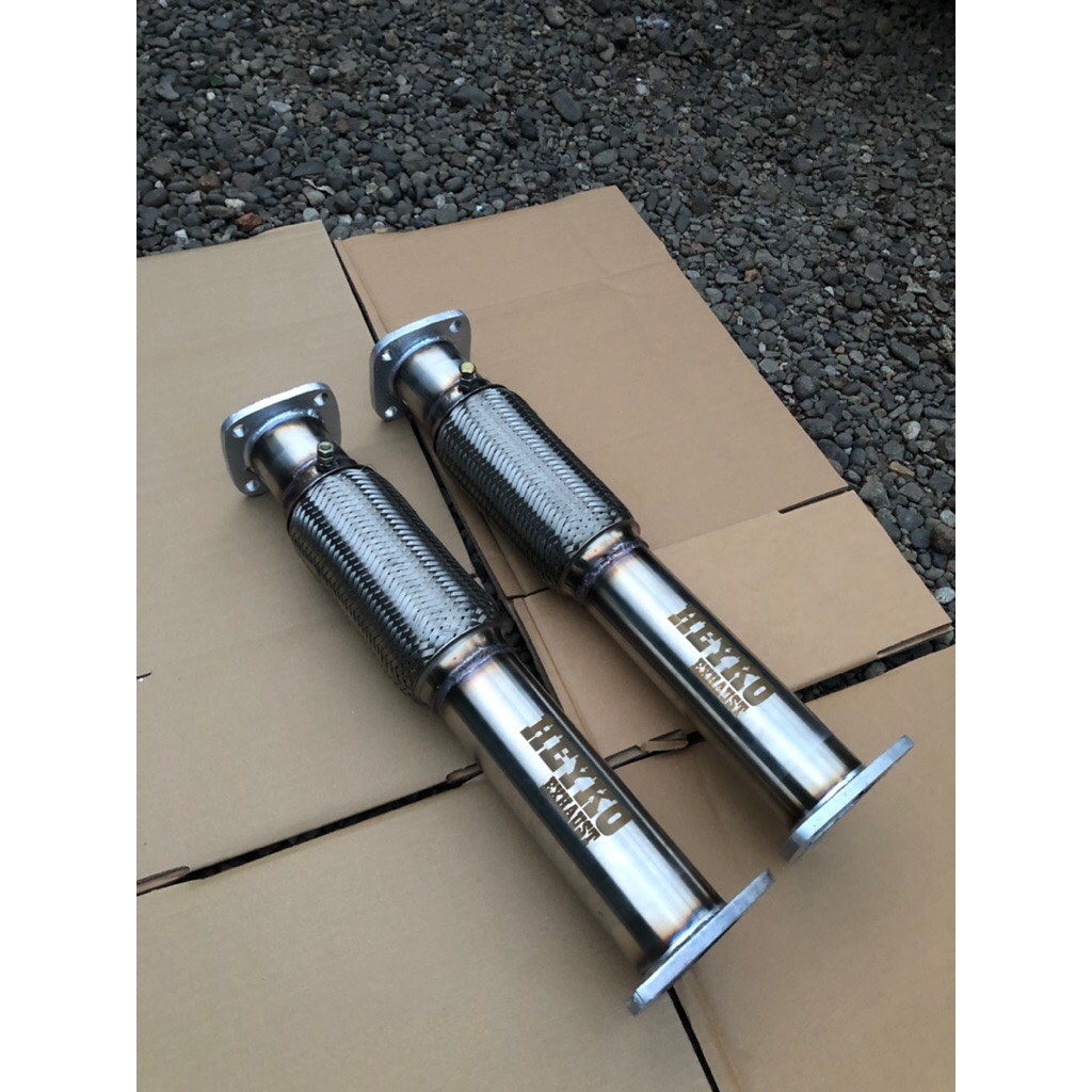 Fleksibel Knalpot Ngir ngir Stainlise doubel Pnp Canter Ps125