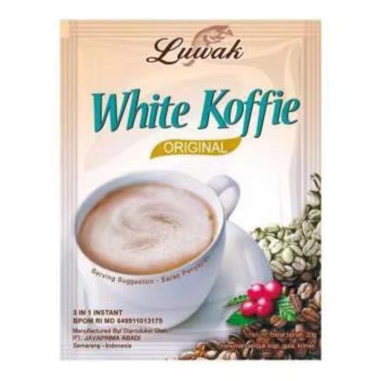

Luwak White Coffee Original (1 renceng, isi 10 sachet @20 g)