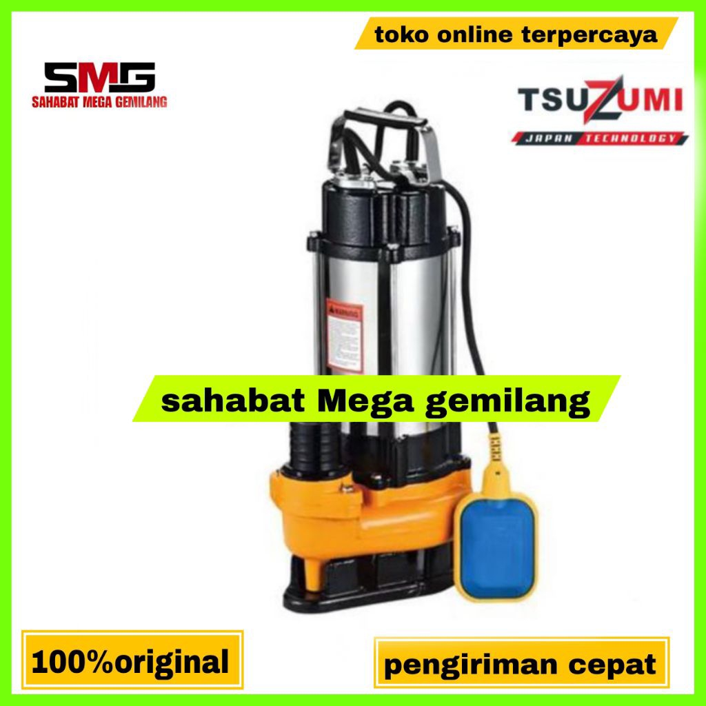 Pompa Celup Air Kotor Tsuzumi 2Inch 1Hp Pompa Celup Stainless Air Kotor Tsuzumi zapan