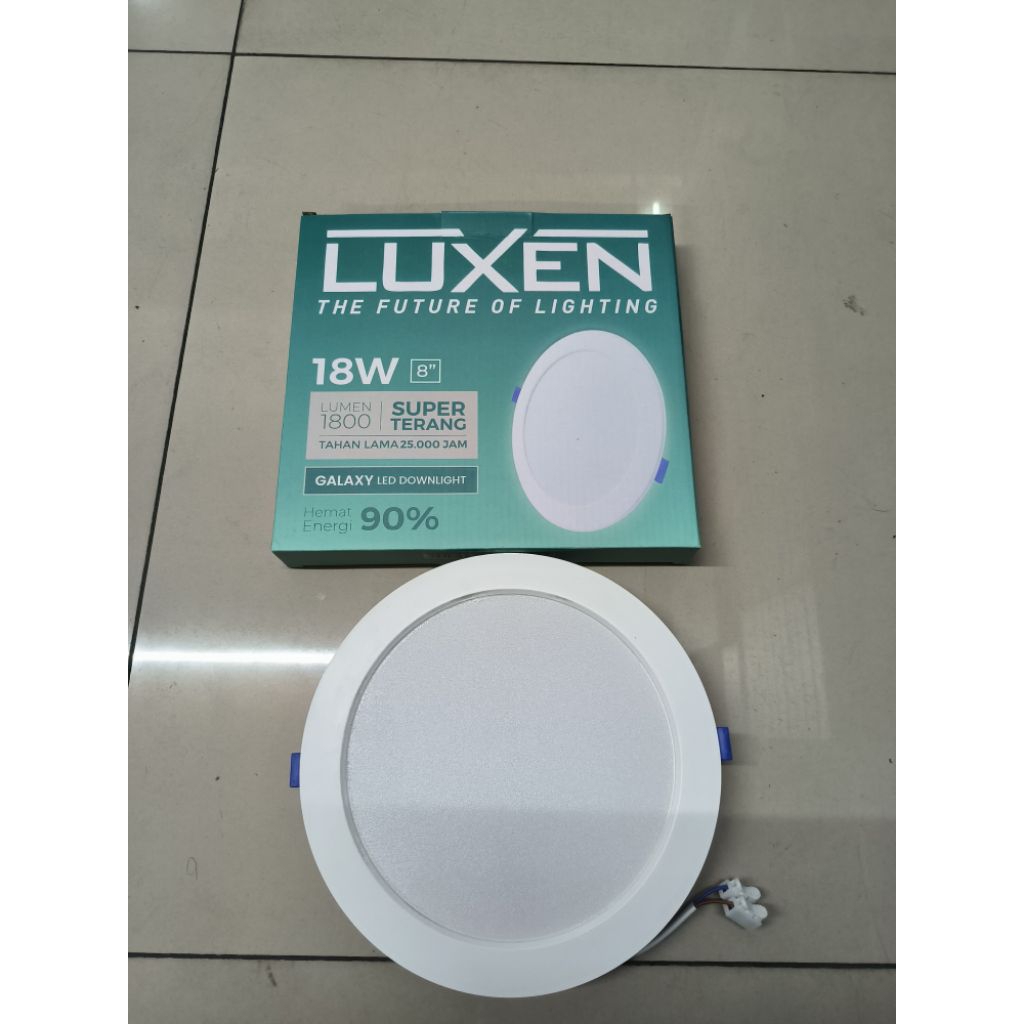 LUXEN LED Panel Downlight 18watt Inbow Bulat
