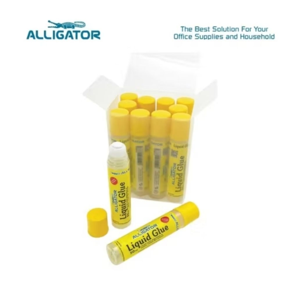 

Alligator - Lem Kertas Cair Liquid Glue 50ml