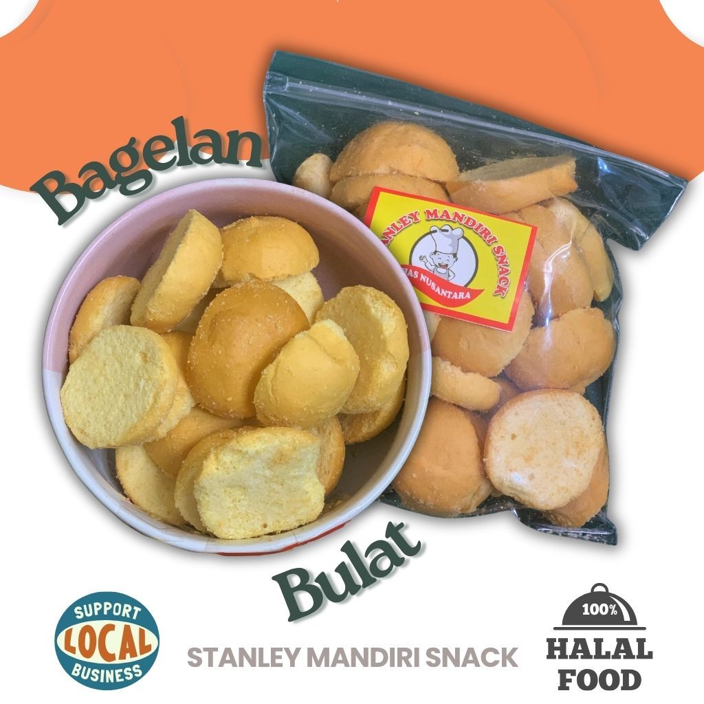 

BAGELAN BULAT ROTI KERING MANIS GURIH RENYAH 500GR / 1KG – CAMILAN SNACK KOPI/TEH