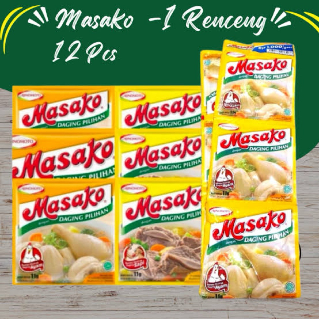 

masako renceng isi 12pcs