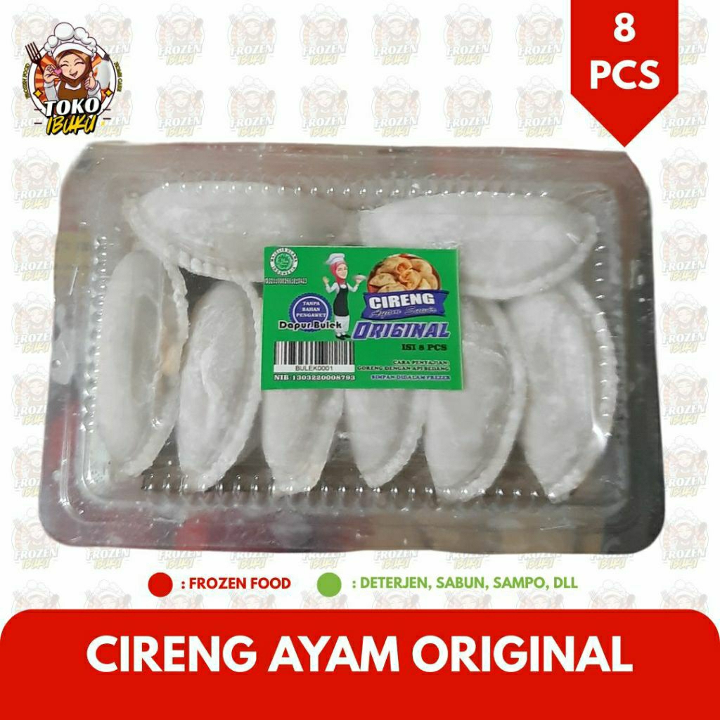 

CIRENG SUWIR AYAM ORI DAPUR BULEK ISI 8 PCS