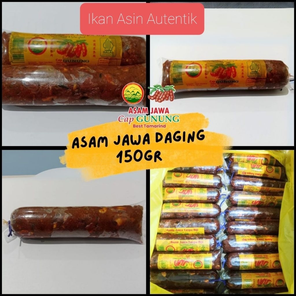 

Asam Jawa Cap Gunung Tanpa Biji 150gr / Asem Madura