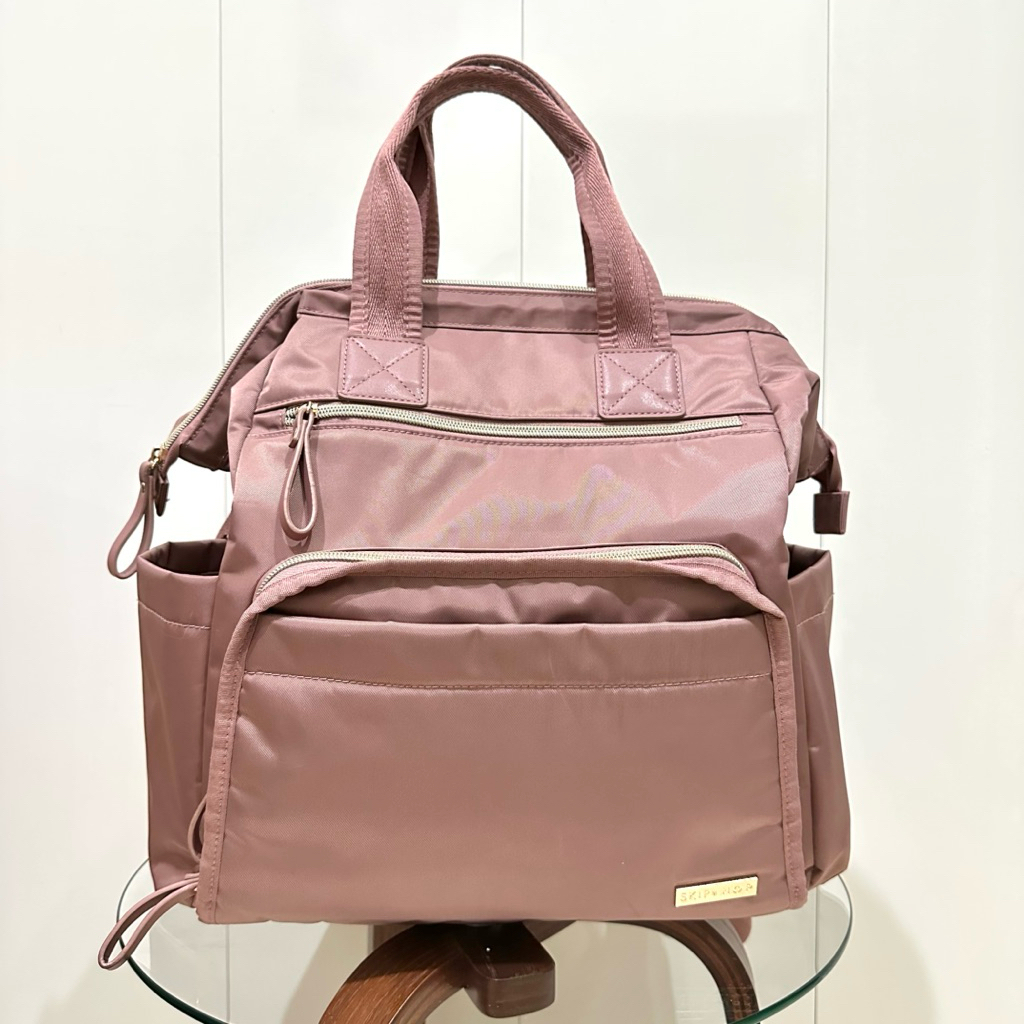 [100% Preloved Ori] Skiphop Main Frame Wide Open Backpack - Diaper Bag / Tas Popok Bayi / Ransel Pop