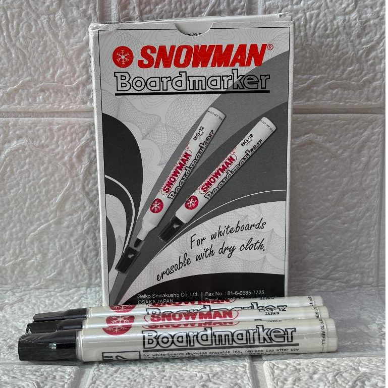 

Spidol Snowman Papan Tulis Hitam / Whiteboard / Boardmarker (1 Pcs)