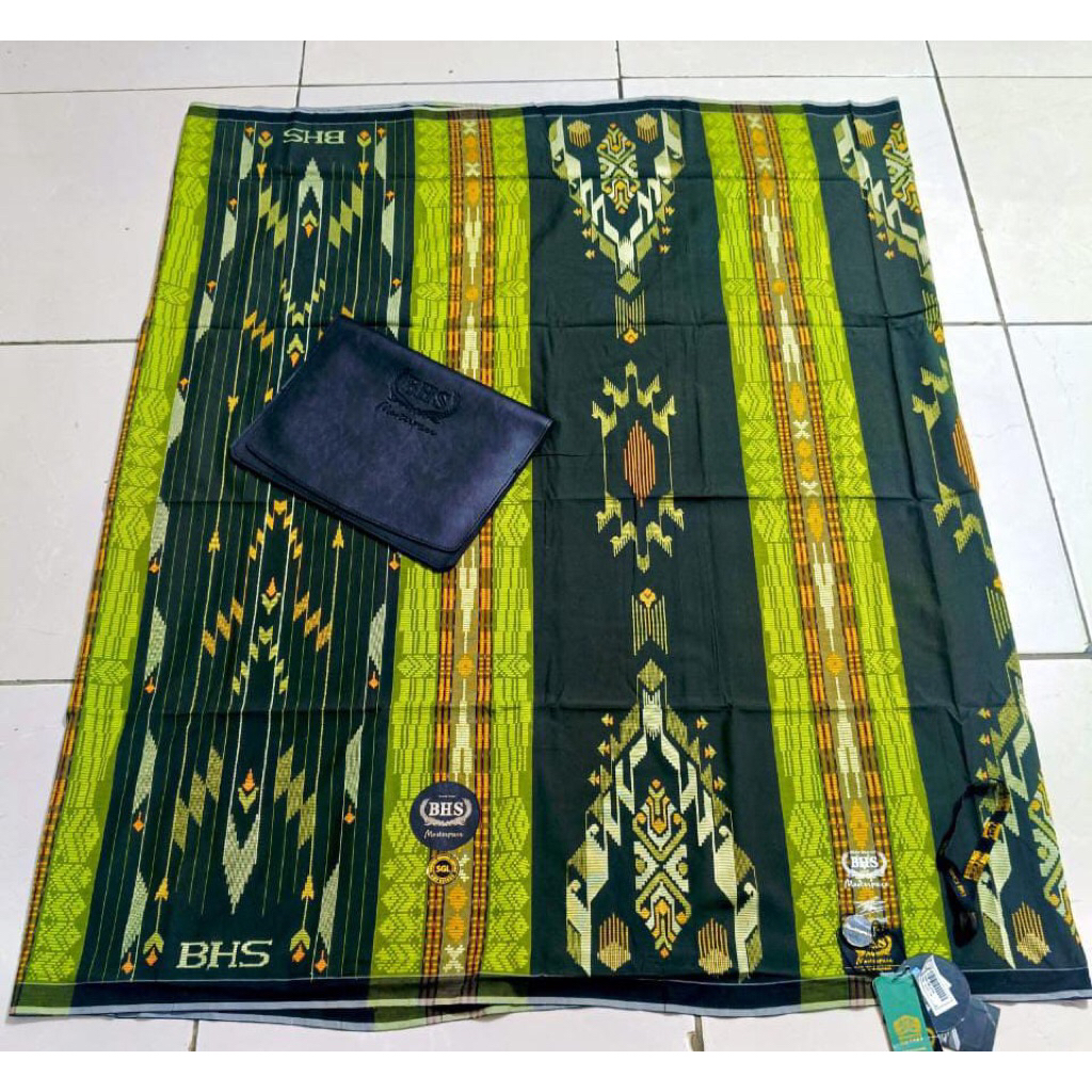 LIMITED EDITION - SARUNG TENUN BHS MASTERPIECE SGL SPUNSILK MERCERIZED GRADE GOLD SUTRA 50% JAHIT TE