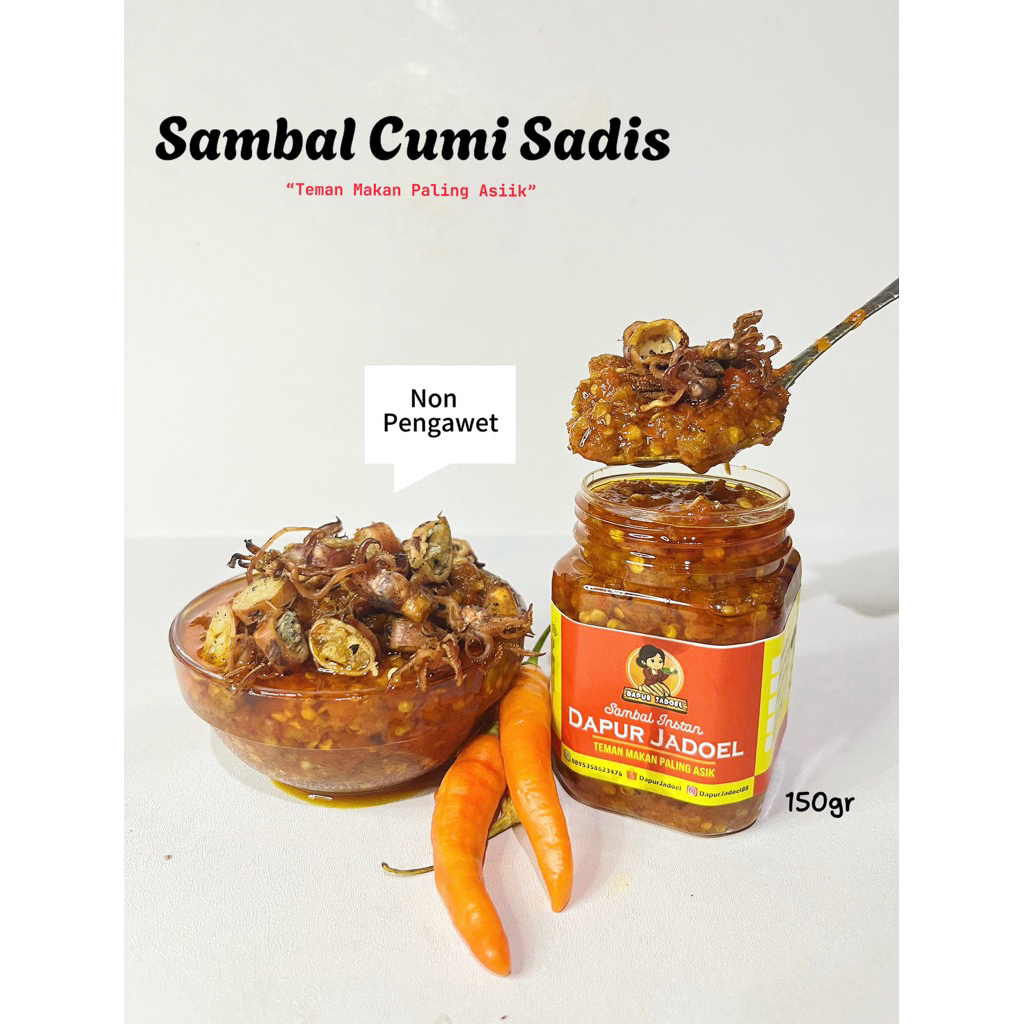 

Sambal Cumi 150gr