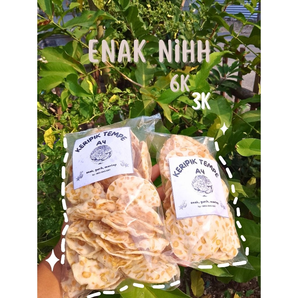 

KERIPIK TEMPE A4 (ENAK GURIH DAN MANTAB)