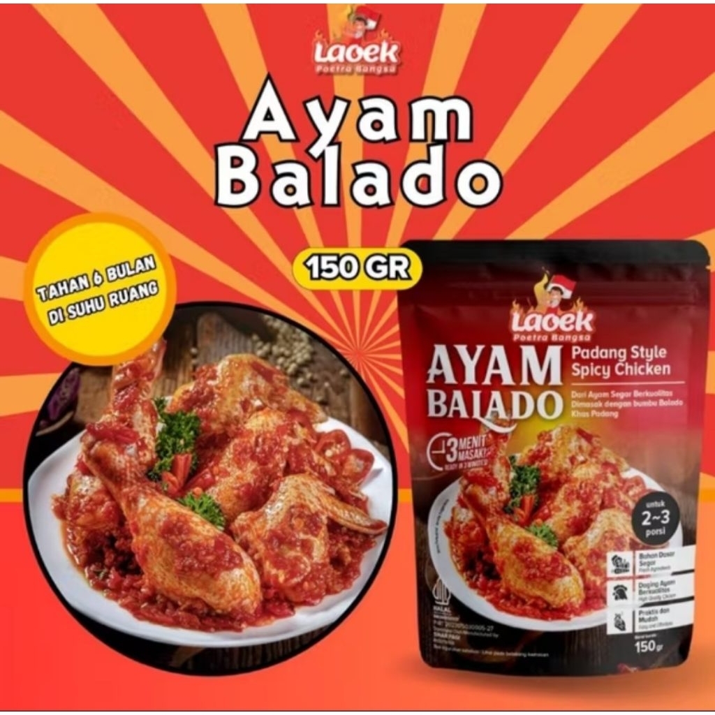 

AYAM BALADO LAOEK PUTRA BANGSA