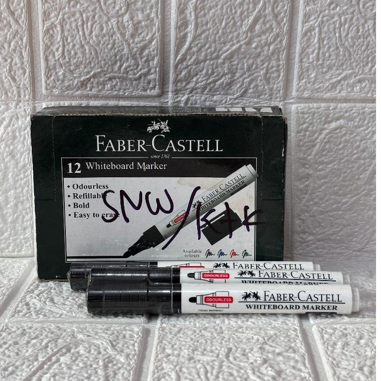 

Spidol Faber Castell Papan Tulis Hitam / Whiteboard / Boardmarker (1 Pcs)
