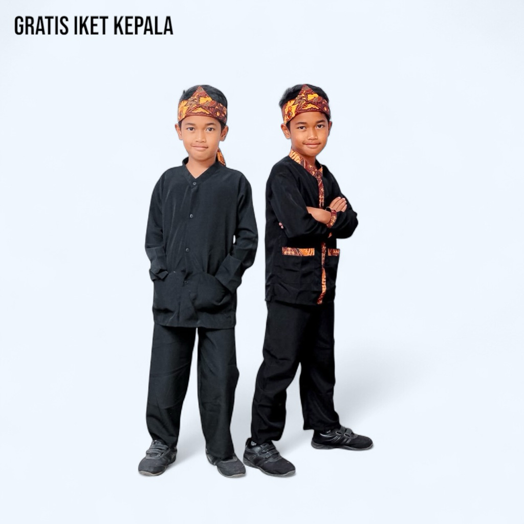 SETELAN PANGSI ANAK & TANGGUNG TERMURAH BAJU SILAT BAJU TRADISIONAL KHAS SUNDA BAJU PANGSI ANAK LAKI