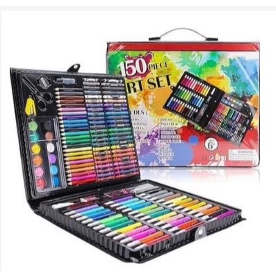

Crayon Set 150 pcs / Krayon Set / Art Set / Perlengkapan Menggambar - Barang Murah