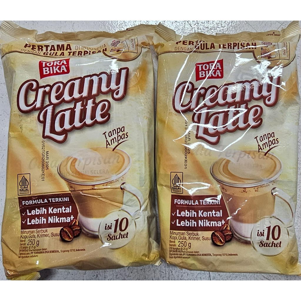 

TORABIKA Creamy latte 250g - isi 10 sachet