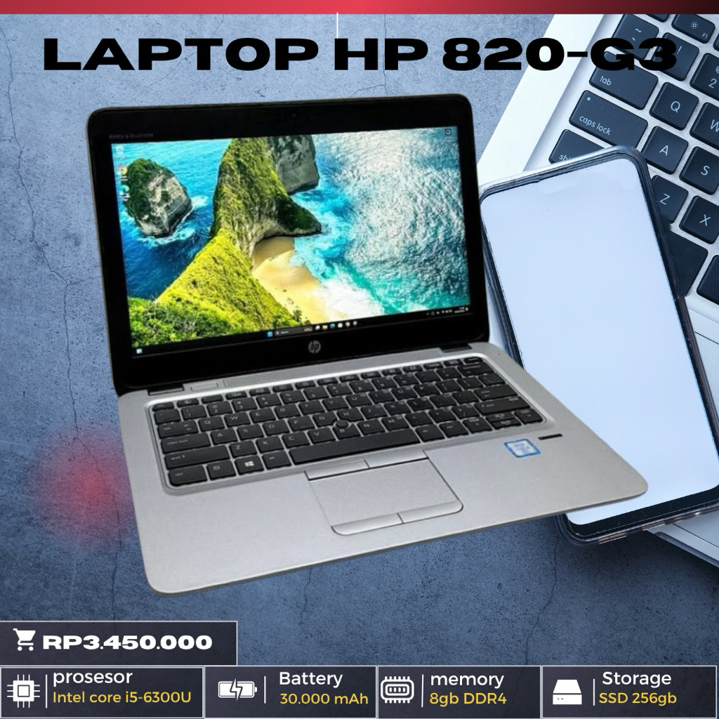HP PROBOOK 820-G3 core i7