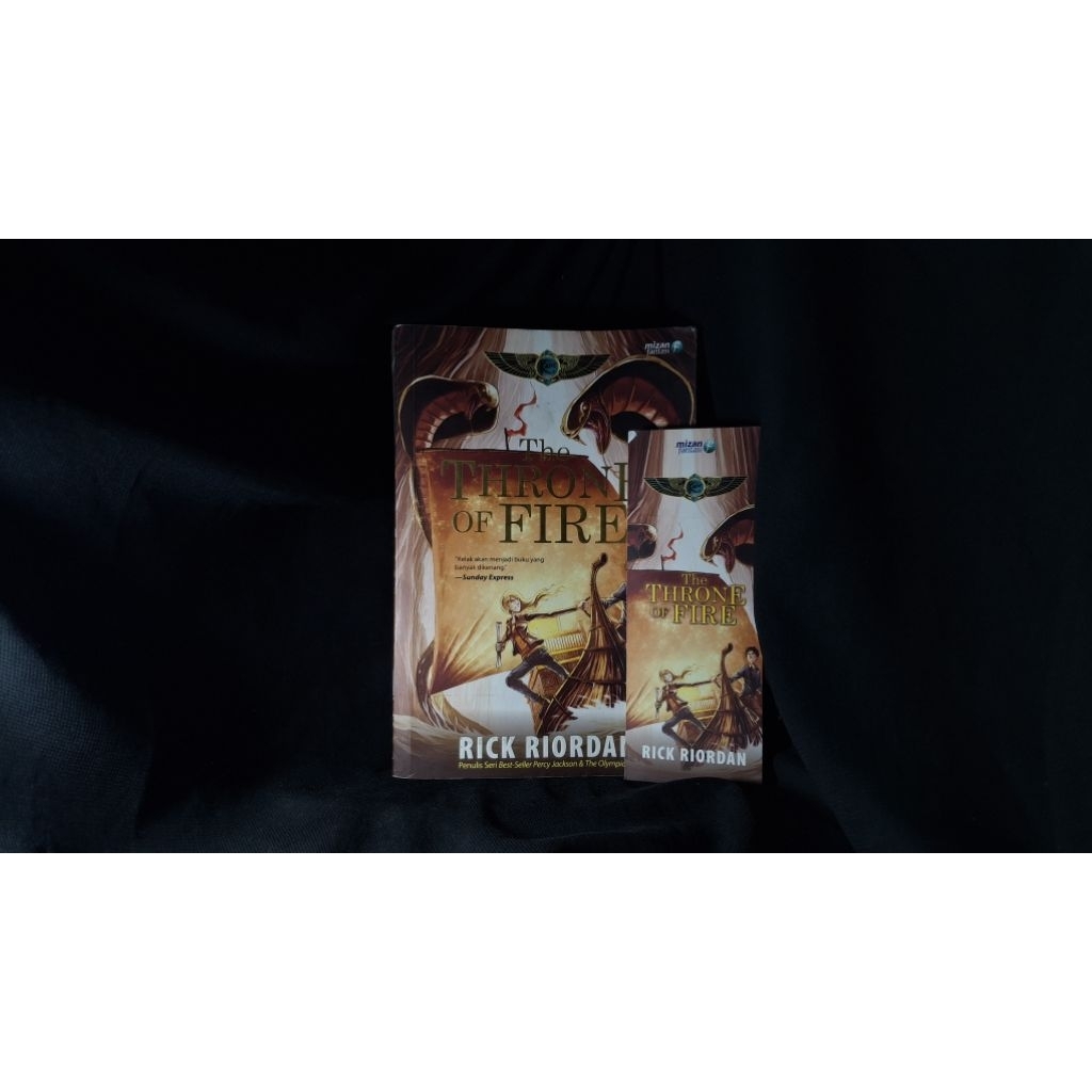 The Throne of Fire - Rick Riordan Terjemahan ORIGINAL PRELOVED