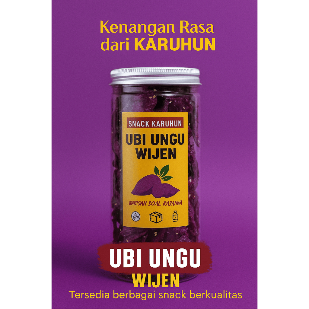 

UBI UNGU CARAMEL WIJEN 500GR FOOD SNACK