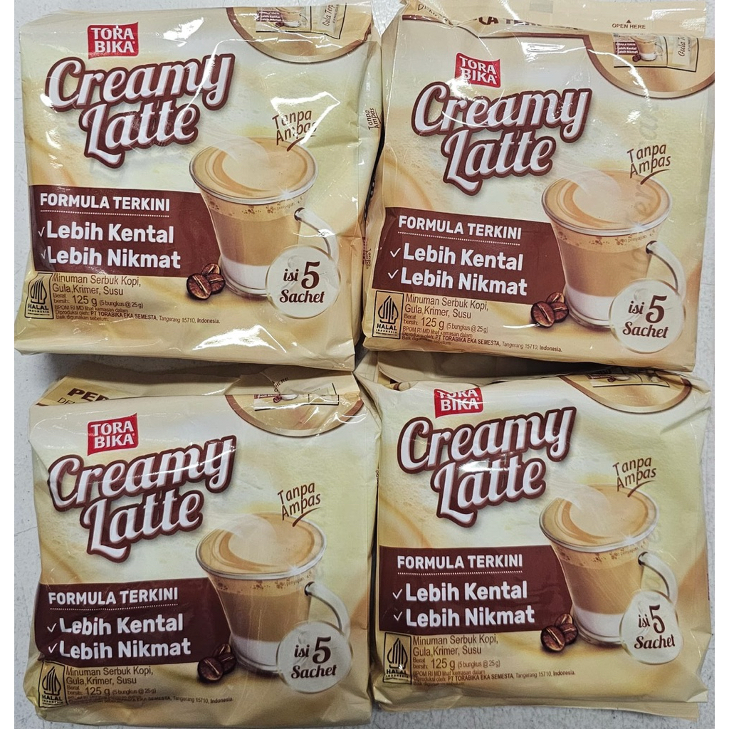 

TORABIKA creamy latte 115g - isi 5 sachet