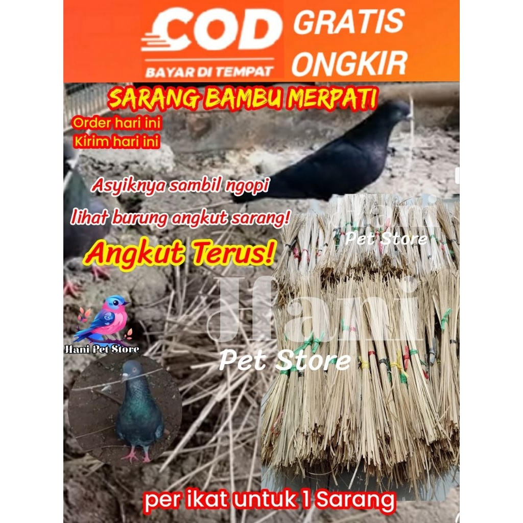 Sarang Burung Merpati Bambu 25gr / Sarang Burung Merpati / Sarang Burung