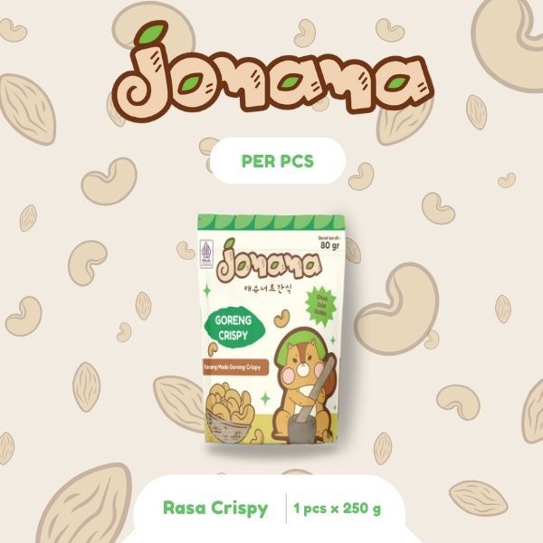 

Jomama - Kacang Mede Goreng Rasa Crispy 250gr Snack Cemilan Jajanan