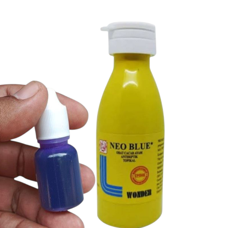 10ml neo blue ; obat cacar ayam ; obat cacar ayam ; obat kutil ayam ; obat neoblue ; obat antiseptik