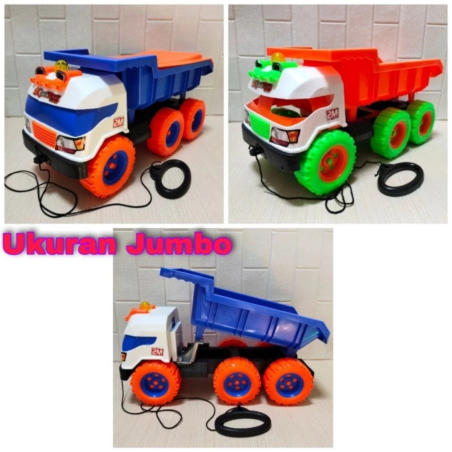Mainan Anak Truck Jumbo Bisa Di dudukin /  Mainan Truck Pasir Anak Jumbo / Mainan Truck Dump PasirJo