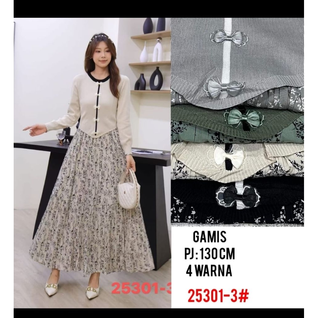 DRES BUNGA RAJUT PliSKET