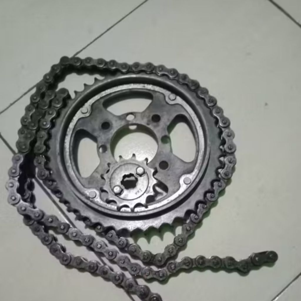 gear set rantai honda tiger revi tirev tilam 2000 second