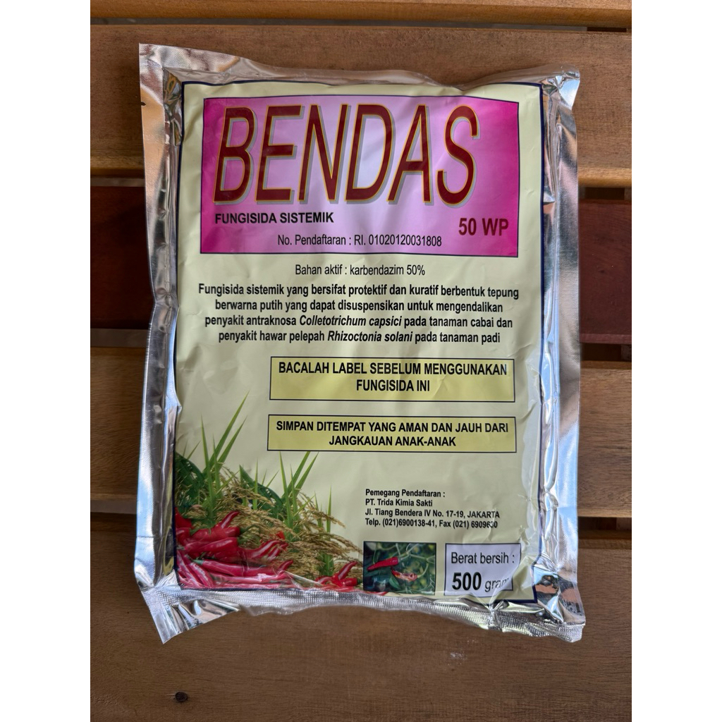Fungisida Bendas 50 WP 500 gram