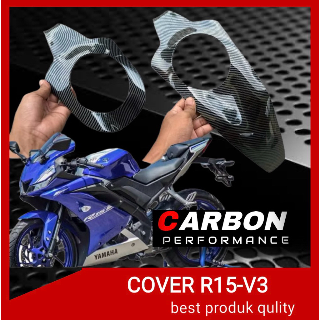 Cover tangki r15 v3 carbon pelindung tangki r15 carbon variasi r15 v3 aksesoris r15 v3