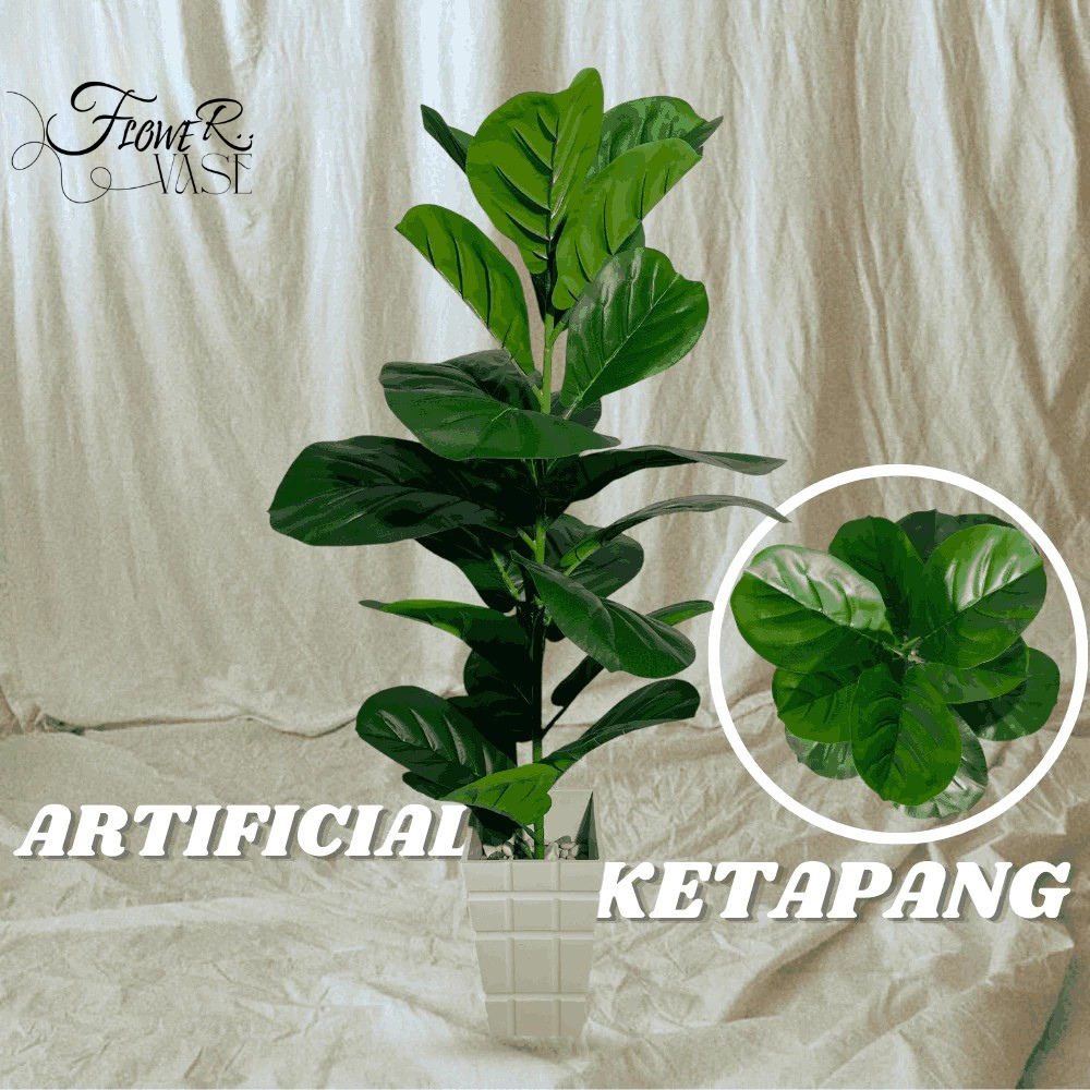 Tanaman KETAPANG Latex Pohon KETAPANG Buatan Premium Artificial Pohon KETAPANG / CZ-200