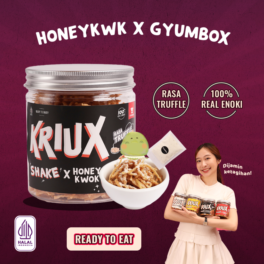 

Kolaborasi Honeykwk x Gyumbox kriux truffle