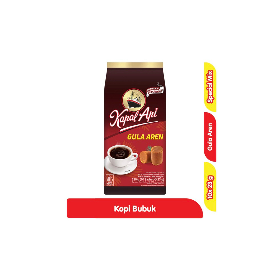 

Kapal Api Kopi Gula Aren 10 x 23 g