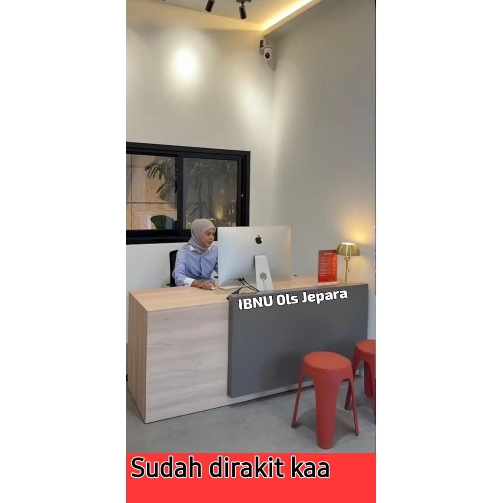 

IBNU desain meja kasir repseonis ukuran sesuai 150:200:240×50×100