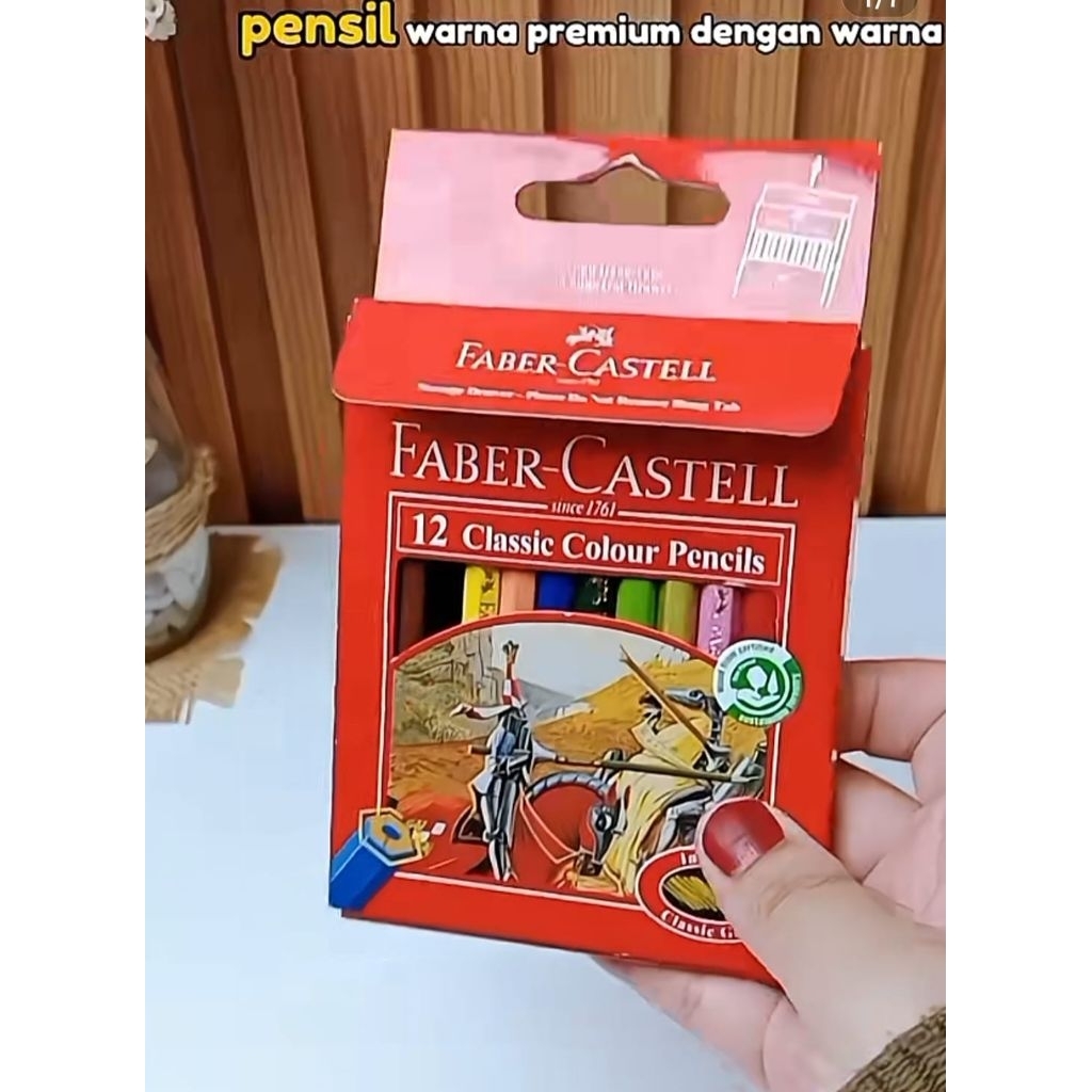

Pensil Warna Faber Castell Clasic 12 Warna