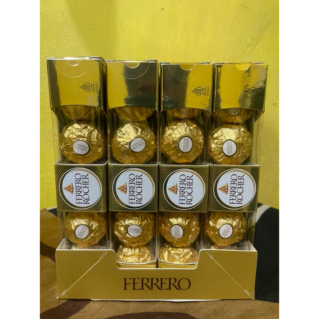 

cokelat ferrero rocher isi 5 pcs | cokelat untuk hadiah