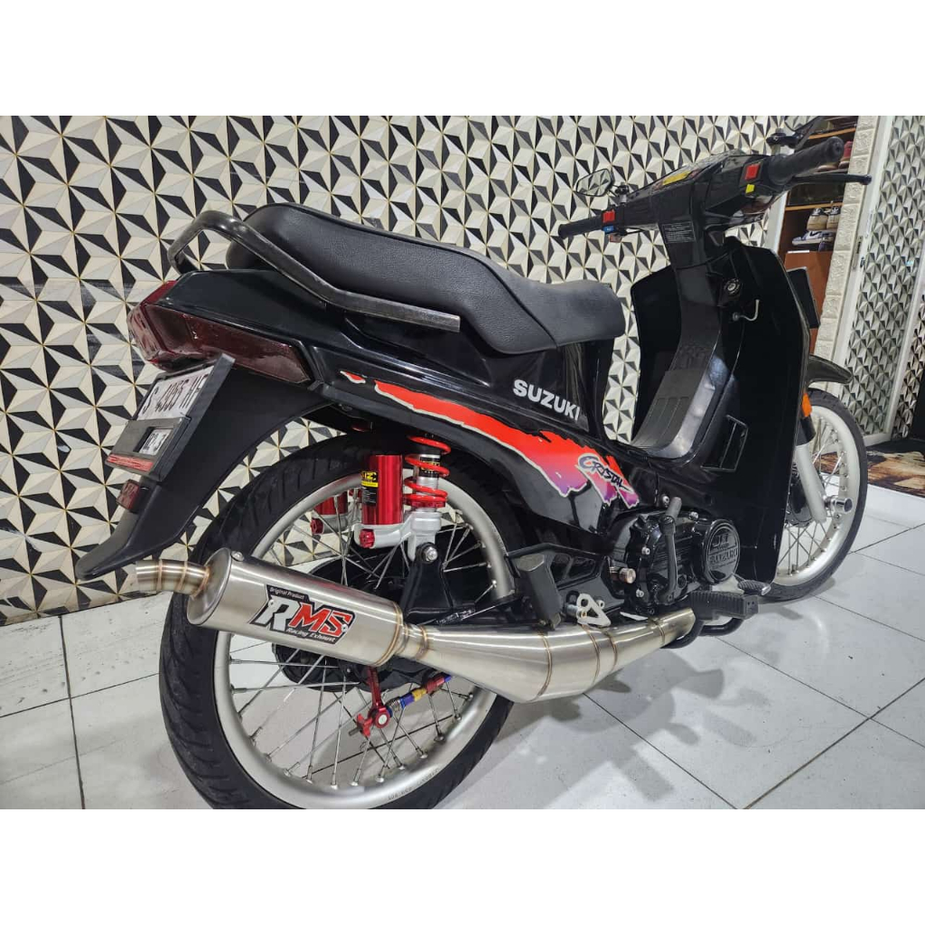 knalpot kenalpot suzuki crystal tune suzuki kristal original RMS