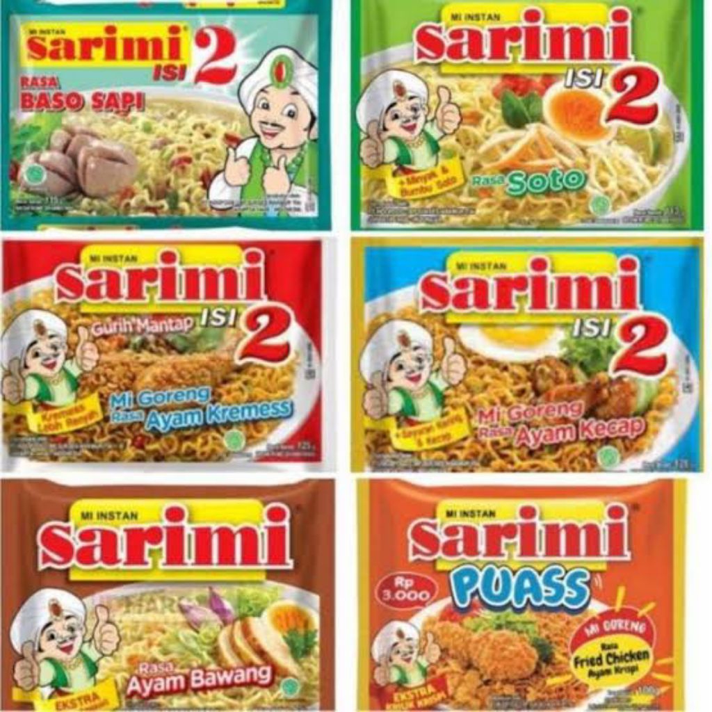 

Sarimi Isi 2 Mie Instant All Variant 1 Pcs