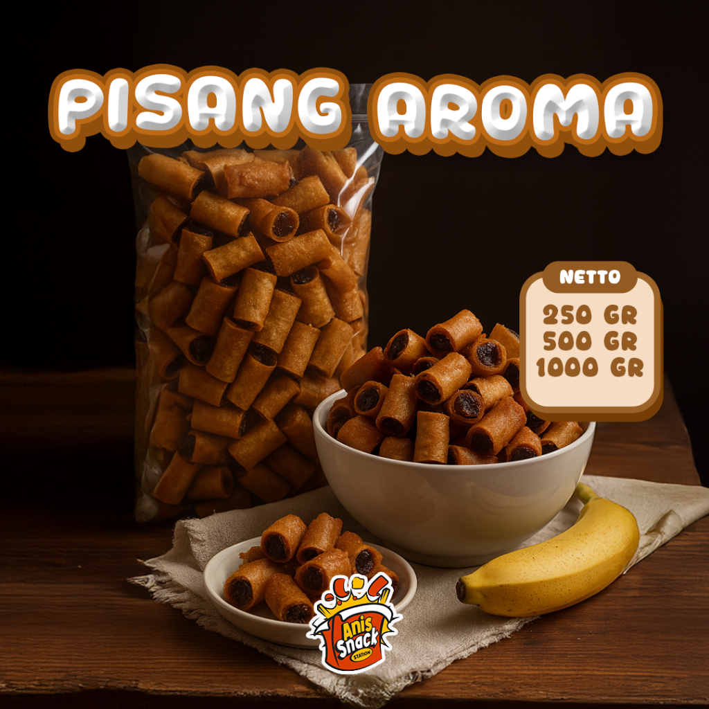 

Pisang Aroma / Pisang Potong Aroma / Sale Pisang Gulung