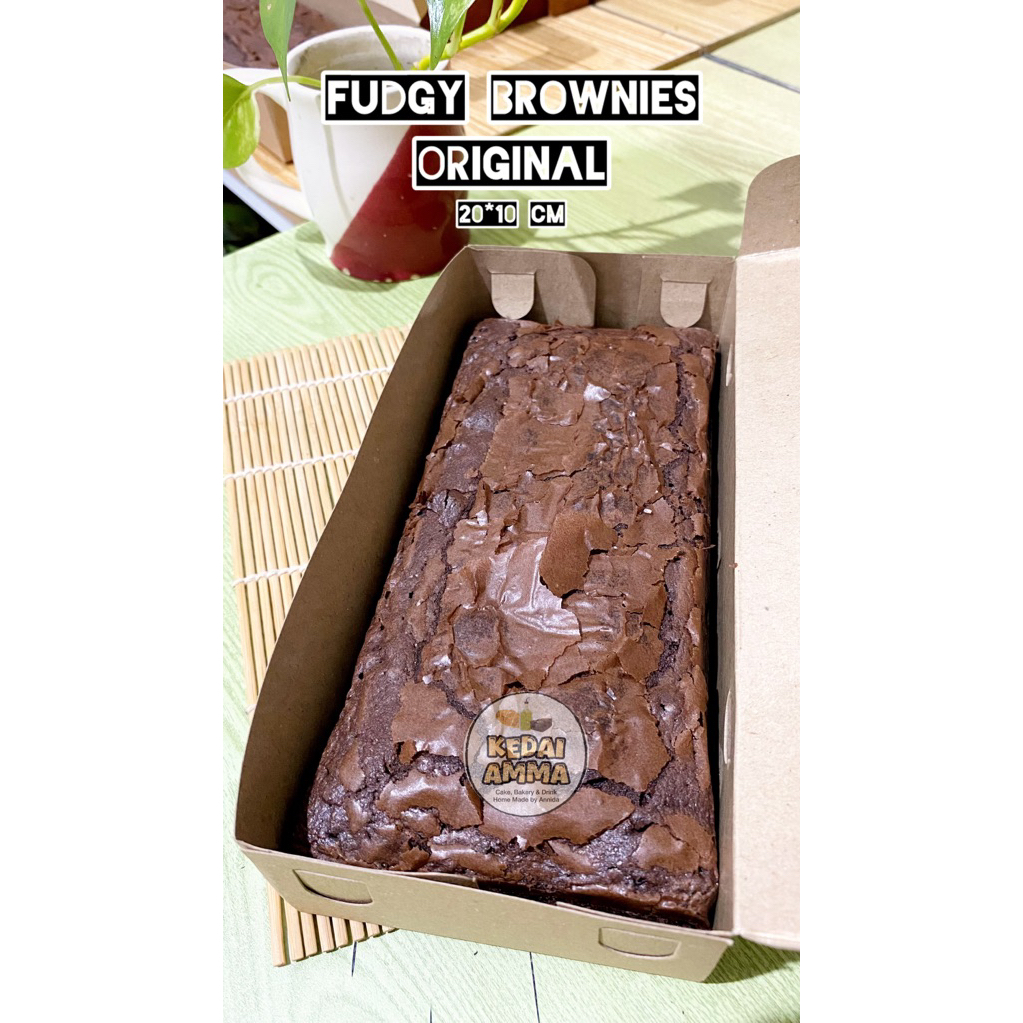 

FUDGY BROWNIES ORIGINAL 20 x 10