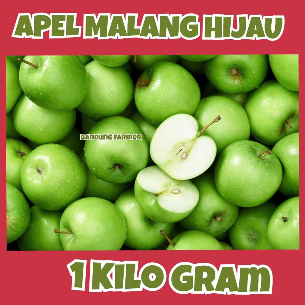 

Apel Malang Hijau 1 kilo Gram Segar