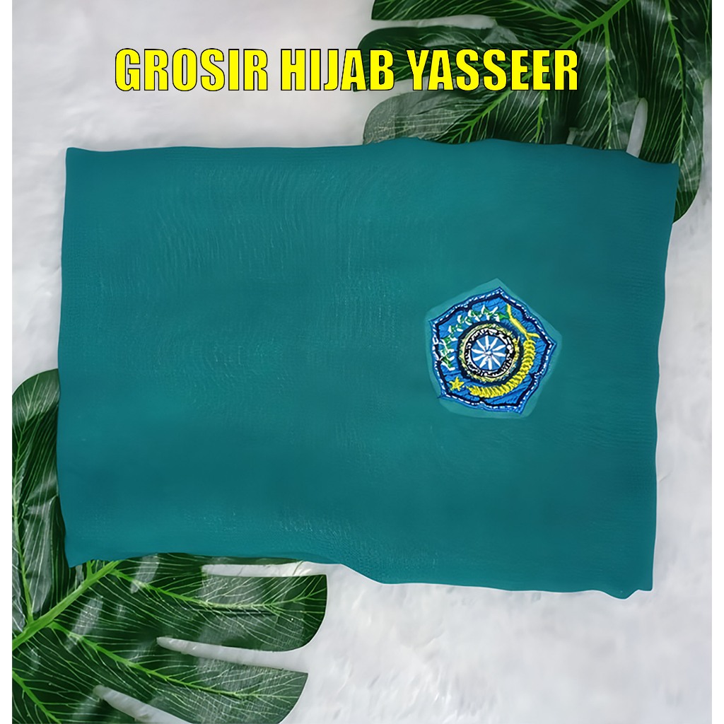 Jilbab Segiempat PKK LOGO Bordir / Kerudung PKK Bordir / Kerudung PKK Katun