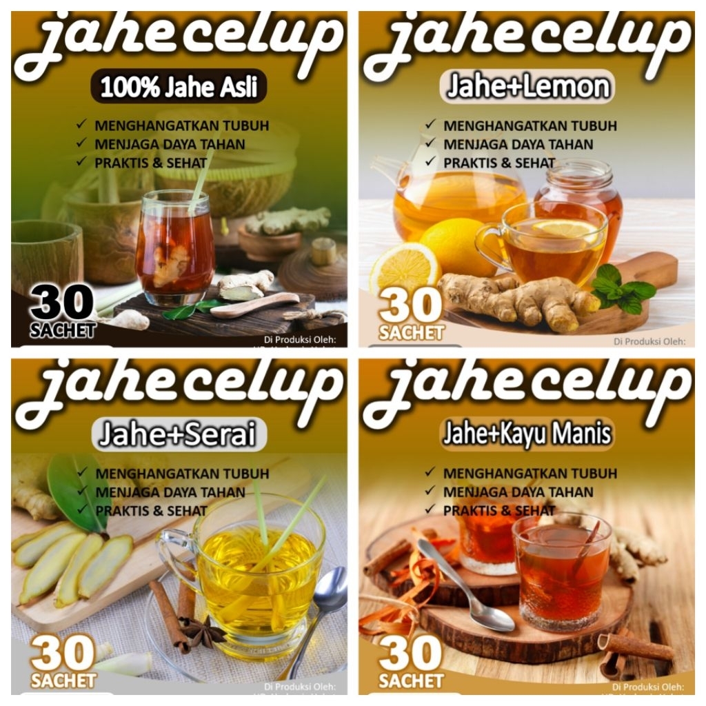 

Herbanic Jahe Celup – Jahe 100% Alami, Tanpa Gula, Praktis Kantong Celup, Paling Murah, Paling Alami, Paling Aman