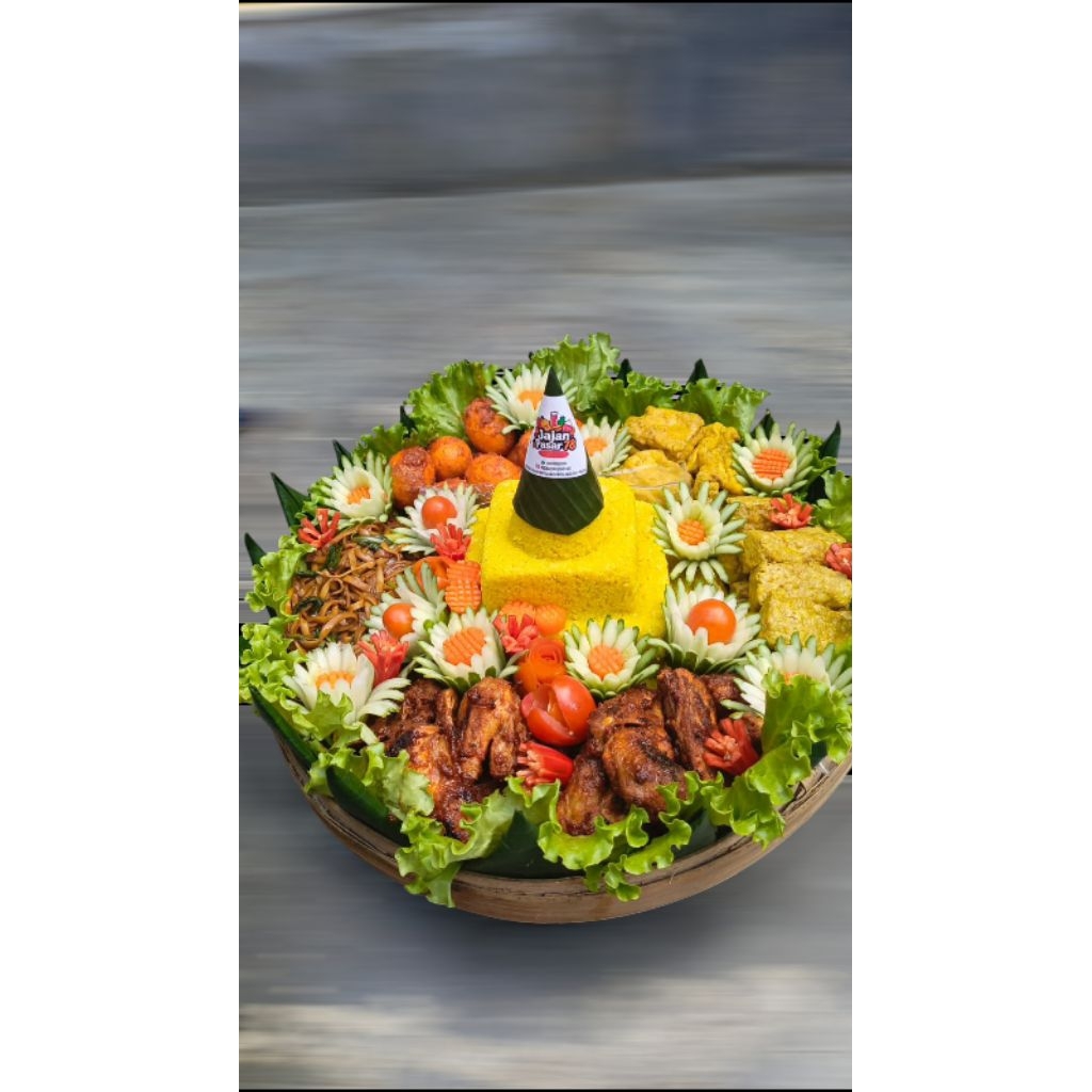 

nasi tumpeng 20 porsi - tumpeng ayam bakar dll jember