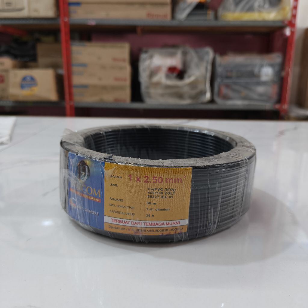 Kabel Tunggal NYA Visicom 1x2,5 mm 50 Meter