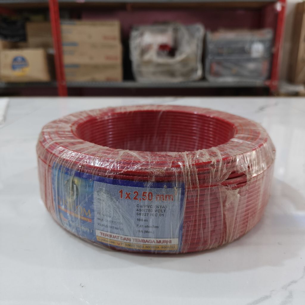 Kabel Tunggal NYA Visicom 1x2,5 mm 100 Meter